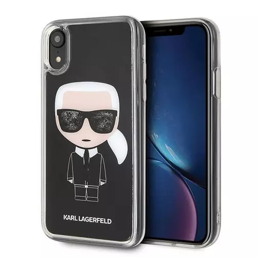 Telefontok iPhone XR - Karl Lagerfeld Iconic Glitter Tok