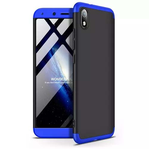 Telefontok Xiaomi Redmi 7A - hátlap GKK Protection 3in1 - kék-fekete