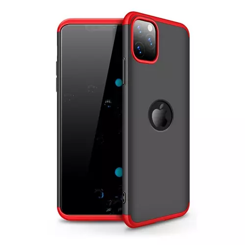 Telefontok iPhone 11 PRO - hátlap GKK Protection 3in1 - fekete-piros