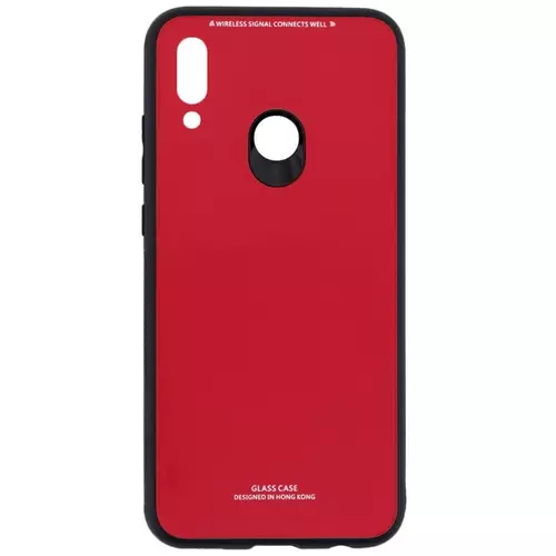 Telefontok Huawei P Smart 2019 - Forcell piros üveg hátlaptok