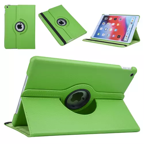 Tablettok iPad 2019 10.2 (iPad 7) - zöld fordítható műbőr tablet tok