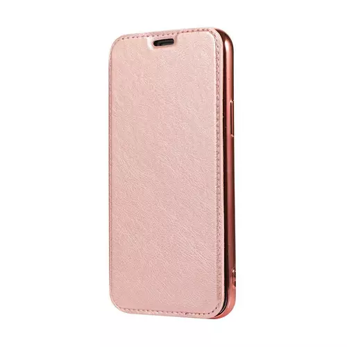 Telefontok Samsung Galaxy A51 - rose gold-átlátszó könyvtok