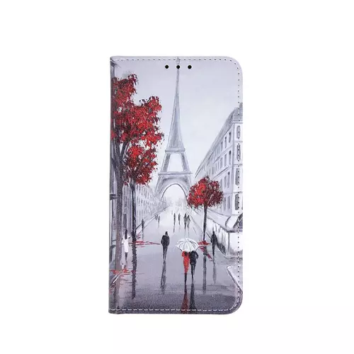 Telefontok Samsung Galaxy A51 - Smart Trendy Paris 2 mágneses szilikon keretes könyvtok