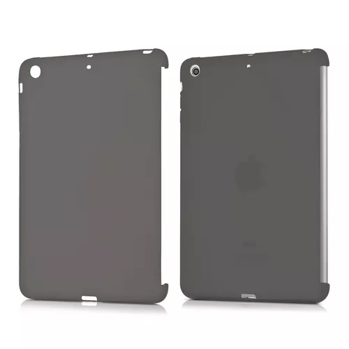 Tablettok iPad Mini 1 / 2 / 3 - fekete áttetsző szilikon tablet tok