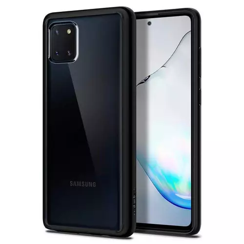 Telefontok Samsung Galaxy Note10 Lite - SPIGEN Matte Fekete tok