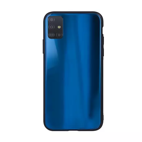 Telefontok Samsung Galaxy A51 - kék üveg hátlaptok