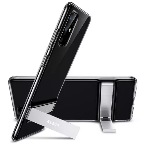 Telefontok Samsung Galaxy S20+ (S20 Plus) - ESR Air Shield átlátszó ütésálló, kitámasztható hátlap tok
