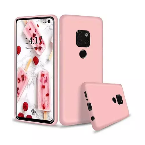 Telefontok Huawei Mate 20 - pink pastel szilikon tok