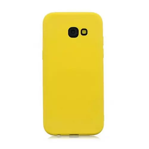 Telefontok Samsung Galaxy A3 2017 - sárga pastel szilikon tok