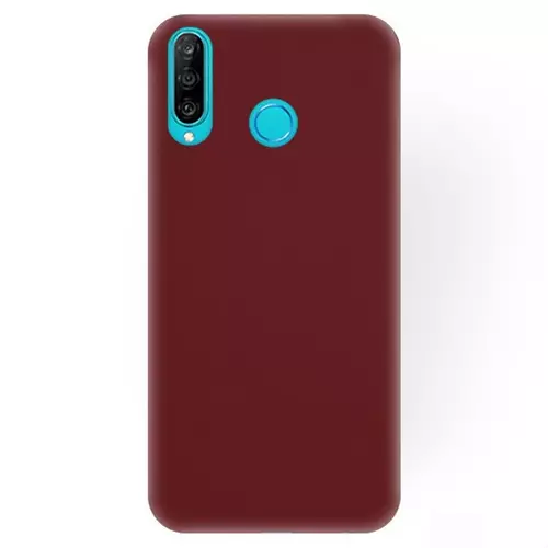 Telefontok Huawei P30 Lite - burgundy szilikon tok