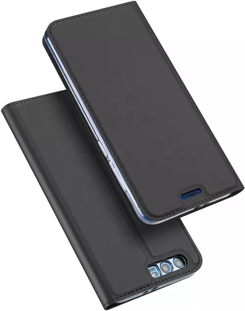 Telefontok Honor 9 - Dux Ducis szürke flipcover tok