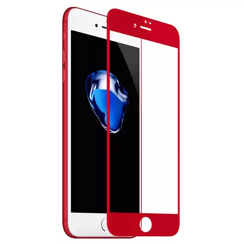 Üvegfólia iPhone 7 / 8 / SE 2020 - 3D red üvegfólia