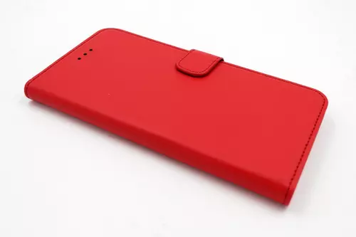 Telefontok iPhone 7 / 8 / SE 2020 - kihajtható tok piros