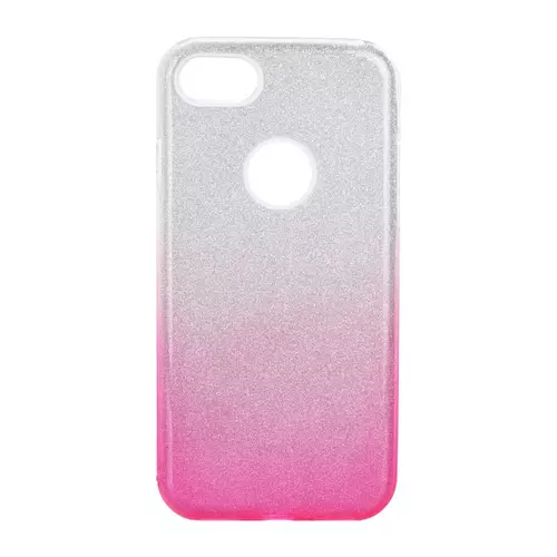 Telefontok iPhone 7 / 8 - ezüst / pink Shiny tok