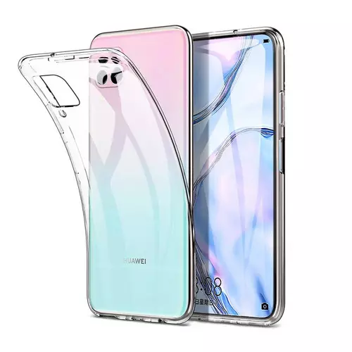 Huawei P40 Lite Telefontok - átlátszó szilikon tok