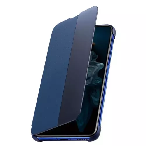 Telefontok Honor 20 PRO - Eredeti Huawei S-View kék kinyitható okostok
