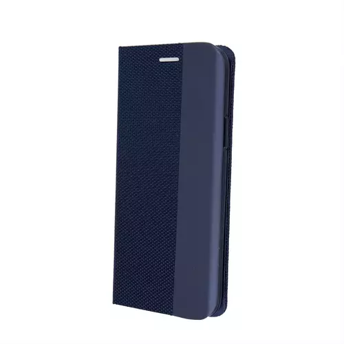 Telefontok Samsung Galaxy A51 - Senseo kék mágneses szilikon keretes könyvtok