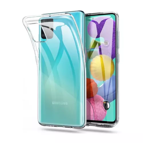 Telefontok Samsung Galaxy A71 5G - átlátszó szilikon tok