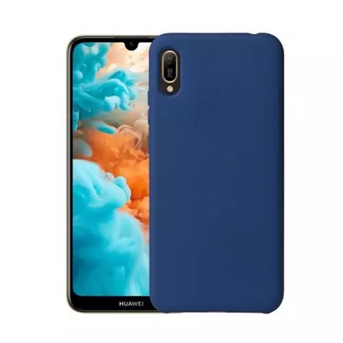 Telefontok Huawei Y6 2019 / Y6 Pro 2019 - kék mágneses szilikon tok