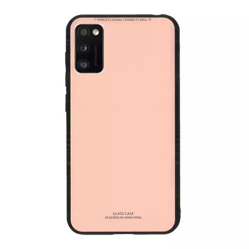 Telefontok Samsung Galaxy A41 - pink üveg hátlaptok