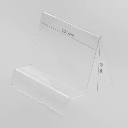 Univerzális asztali telefon/tablet tartó plexi állvány 100X85mm