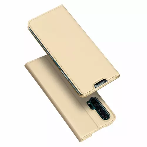 Telefontok Honor 20 / Huawei nova 5T - Dux Ducis arany kinyitható tok