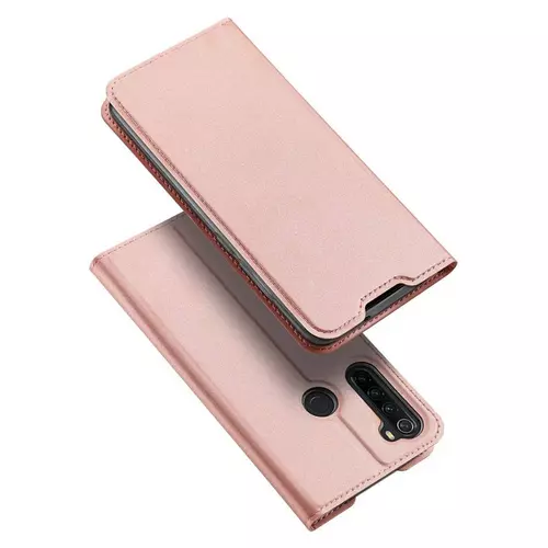 Telefontok Xiaomi Redmi Note 8T - Dux Ducis rosegold flipcover tok