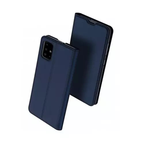 Telefontok Samsung Galaxy A41 - Dux Ducis kék flipcover tok