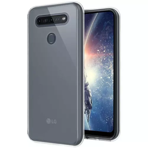 Telefontok LG K41S - átlátszó szilikon tok