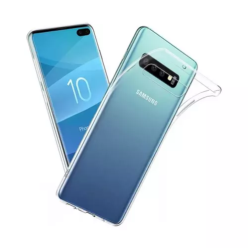 Telefontok Samsung Galaxy S10+ (S10 Plus) - átlátszó szilikon tok