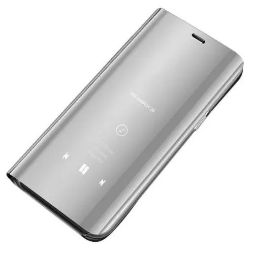 Telefontok LG K61 - Ezüst Clear View Tok