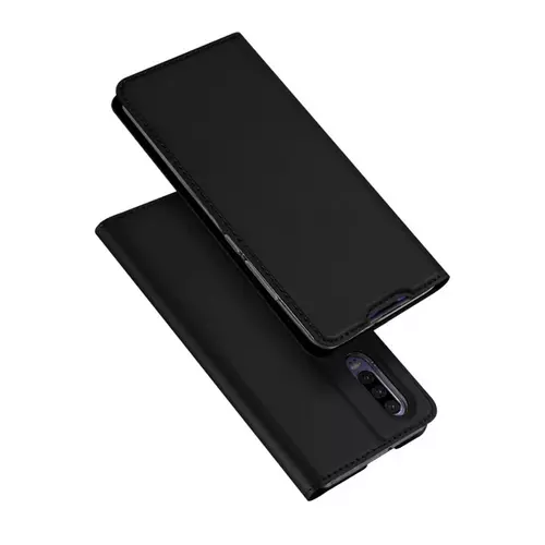 Telefontok Huawei P30 - Dux Ducis fekete flipcover tok