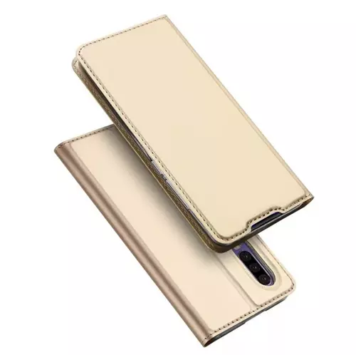Telefontok Huawei P30 - Dux Ducis arany flipcover tok