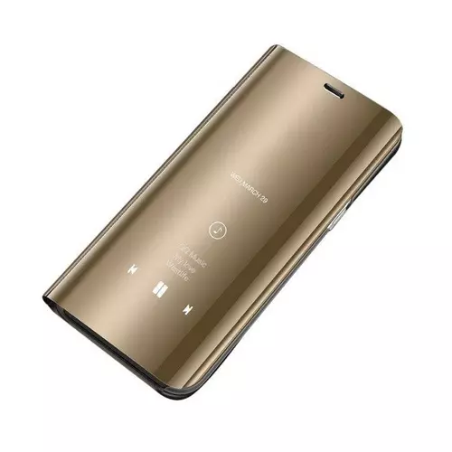 Telefontok LG K51S - arany Clear View Tok