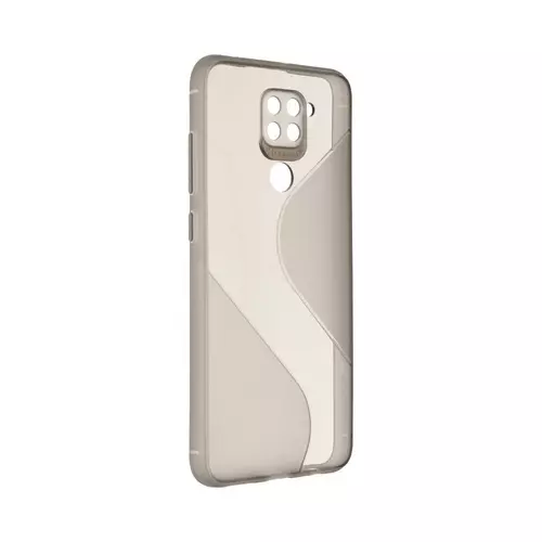 Telefontok Xiaomi Redmi Note 9 / Xiaomi Redmi 10X 4G - átlátszó S mintás szürke szilikon hátlaptok
