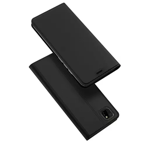 Telefontok Huawei Y5p - Dux Ducis fekete flipcover tok