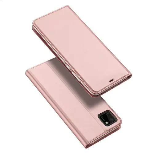 Telefontok Huawei Y5p - Dux Ducis rosegold flipcover tok