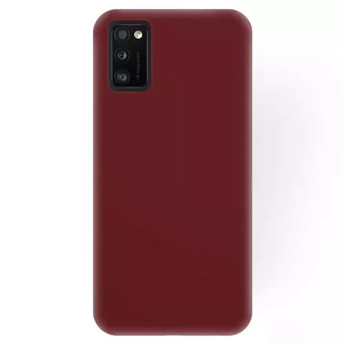 Telefontok Samsung Galaxy A41 - burgundy szilikon tok