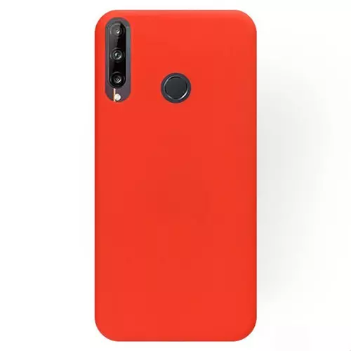 Telefontok Huawei P40 Lite E - piros szilikon tok