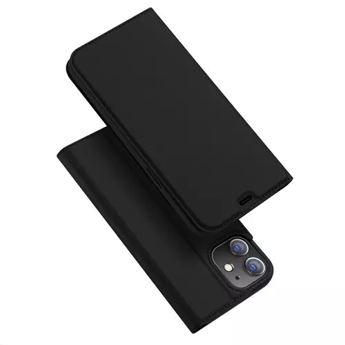 Telefontok iPhone 12 mini - Dux Ducis fekete kinyitható tok