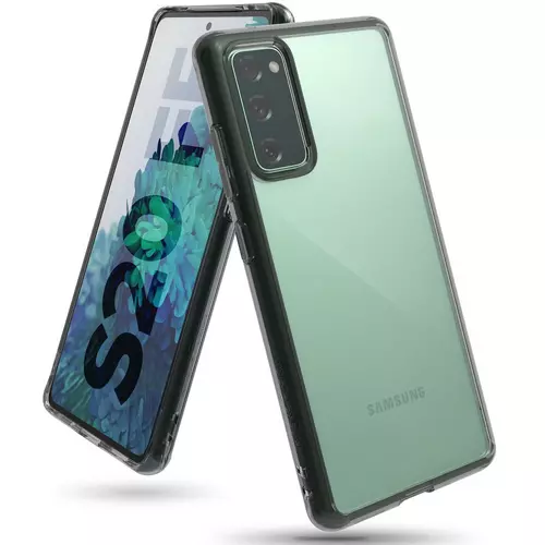 Telefontok Samsung Galaxy S20 FE - Ringke fekete keretes hátlap tok