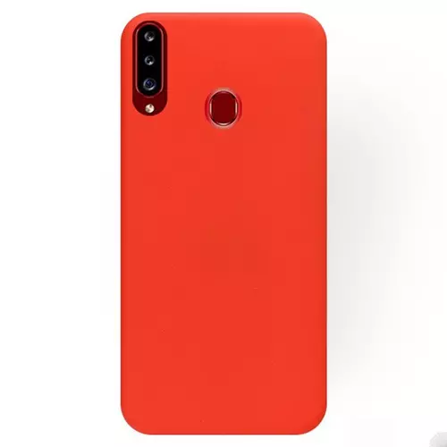 Telefontok Samsung Galaxy A20s - piros szilikon tok