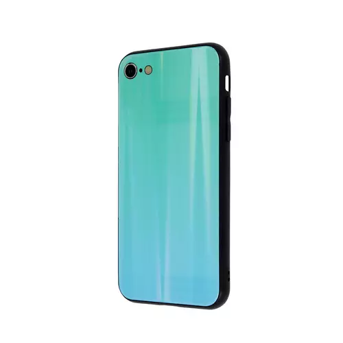Telefontok iPhone 7 / 8 / SE 2020 - menta átmenet üveg hátlaptok