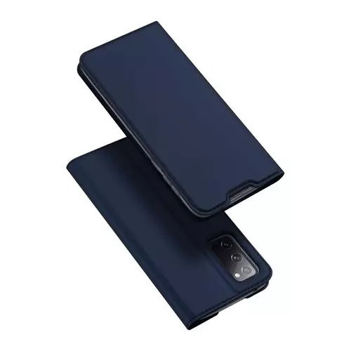 Telefontok Samsung Galaxy S20 FE - Dux Ducis kék flipcover tok