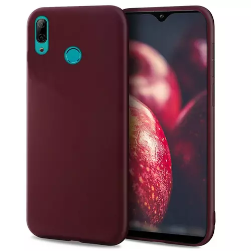 Telefontok Huawei Y7 2019 - burgundy szilikon tok