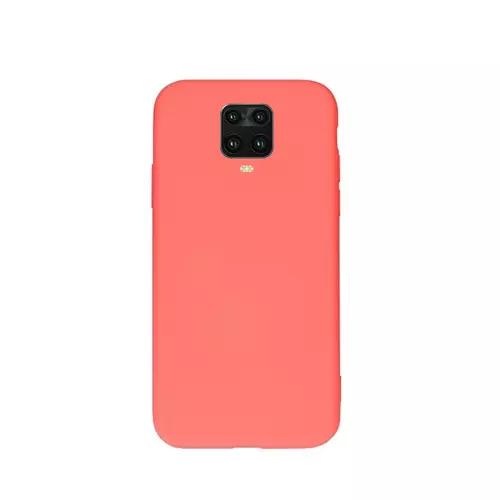 Telefontok Xiaomi Redmi Note 9 Pro - korallpiros szilikon hátlaptok