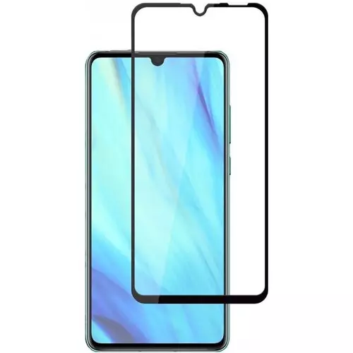 Huawei Y9s Üvegfólia  - Super kemény tokbarát fólia fekete kerettel