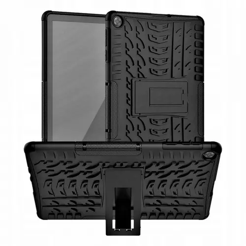 Tablettok Huawei MatePad T10 / T10s - Armorlok ütésálló, kitámasztható, fekete tablet tok