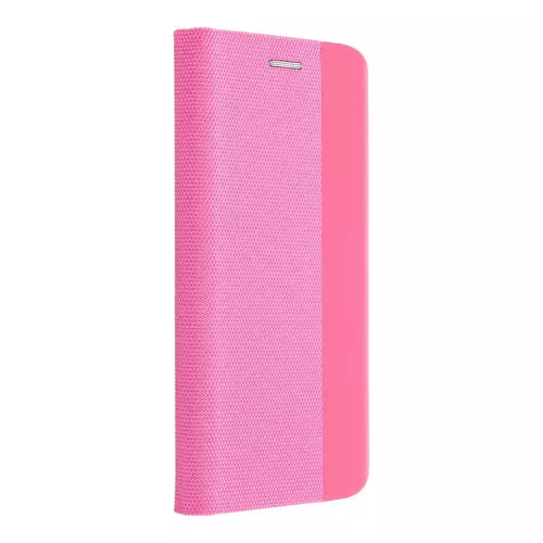Telefontok Huawei P Smart 2021 - Senseo pink mágneses szilikon keretes könyvtok
