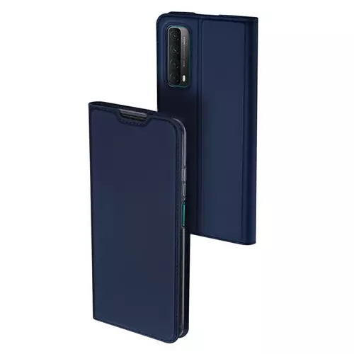 Telefontok Huawei P smart 2021 - Dux Ducis kék flipcover tok